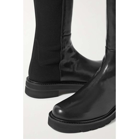 STUART WEITZMAN 5050 Lift leather and stretch over-the-knee boots - Picture 6 of 9